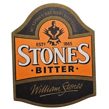 Stones Bitter Beer Label W