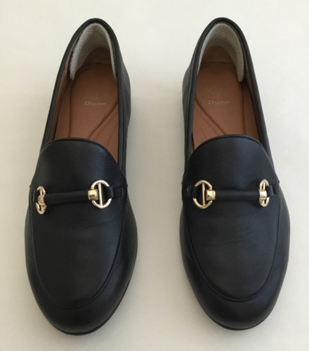 Dune london black - black, leather