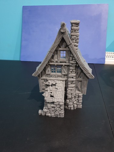 Ruined house fantasy - -,