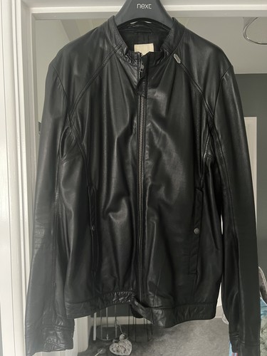 Diesel leather jacket large - leather,