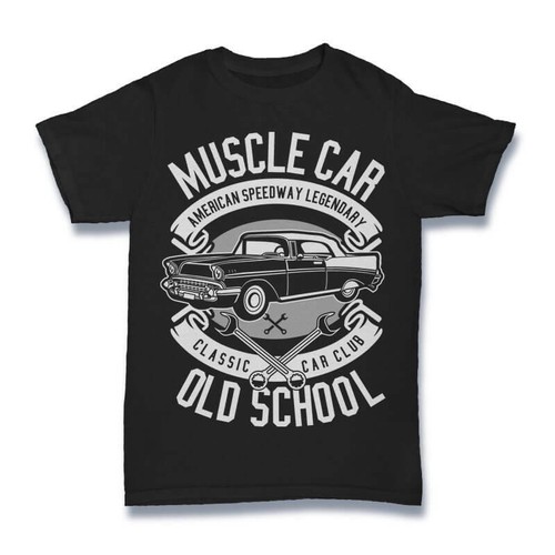 Car muscle shirt - muscle, mens