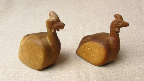 Pair rustic grouse game - of,