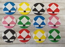 Handmade 100% edible *not official Power Rangers* cupcake toppers x 12