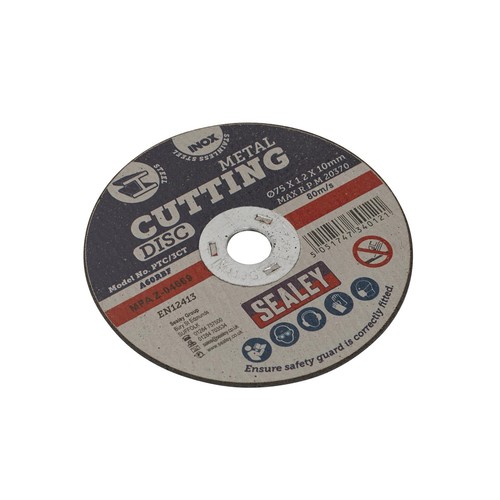 Sealey 75mm 1 2mm metal - x,
