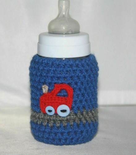 Handmade crochet baby - , bottle