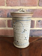 Vintage studio pottery - studio, lidded