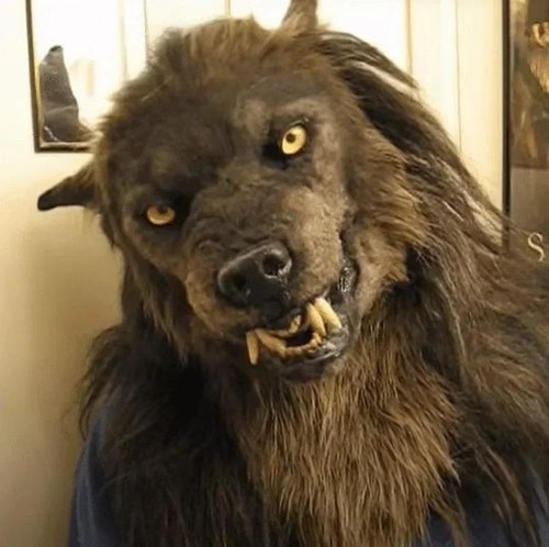 Super realistic werewolf - realistic, mask