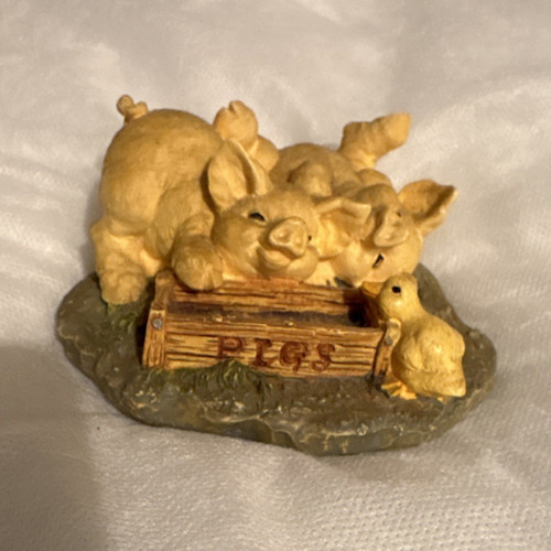 Russ berrie ceramic pig - russ,