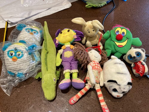 Bundle soft toys violet - 9x,