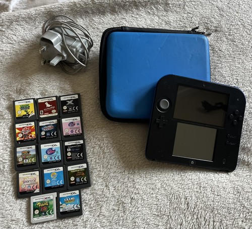 Nintendo 2ds black blue - nintendo, black/blue