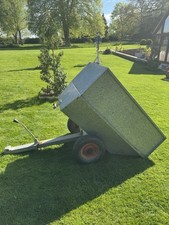 Towed Garden Tractor Trailer Large Capacity With Extendable Sides (Countax)