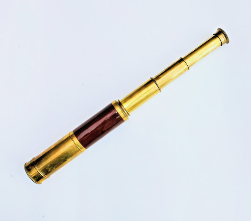 Vintage three draw brass