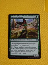 Destiny Spinner THB Enchantment creature human Magic the Gathering Card.