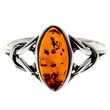 Cognac Baltic Amber 925
