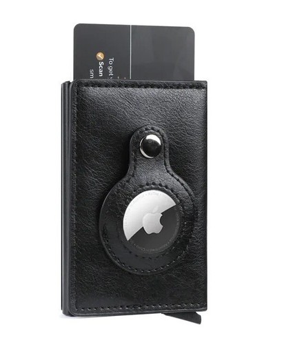Jet black airtag - black,