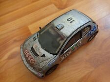 HORNBY SCALEXTRIC PEUGEOT 206 WRC MUD EFFECT GRONHOLM RALLY 10 SLOT CAR REF 8048