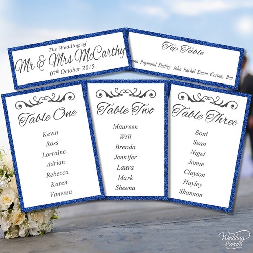 Wedding table plan - order, of