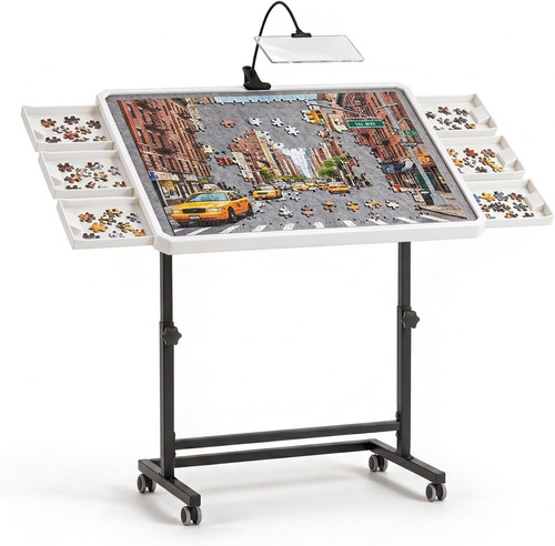 Puzzle table with - puzzle,