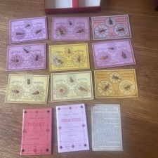 9 Bezique Markers  Goodall / DeLa Rue London  Vintage/Antique Cardboard 