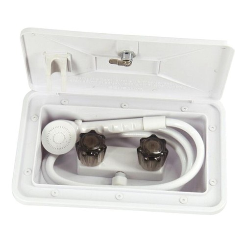 Outdoor shower tray kit - rv,