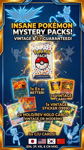 15x pokémon cards mystery - 15x,