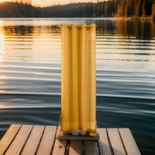 Ochre Pom Pom Voiles with Eyelet Tops Single Panel X11 Available Sold Separately