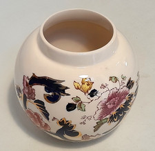 Mason's Ironstone Mandalay Blue Ginger Jar - Made & Hand Painted In England
