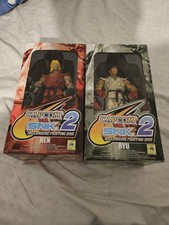 Capcom Vs Snk 2 Ryu & Ken- Street Fighter Action Figures- Used/ Vgc