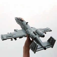 US Military A-10 Fighter Building Blocks Arms Vehicle Model New Type Armored Thu