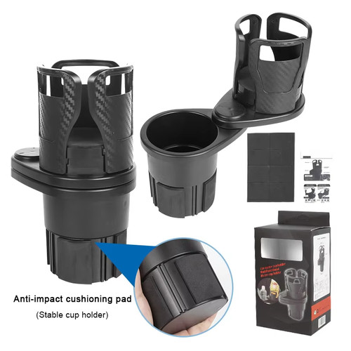 2in1 car cup holder expander - car,
