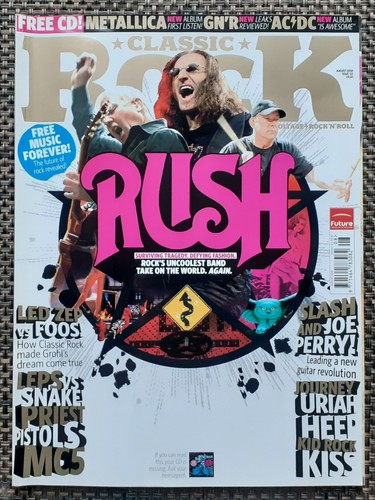 Classic rock magazine - rock, rush