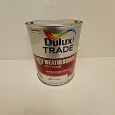 Dulux Trade Weathershield White Exterior High Gloss Paint 1L M