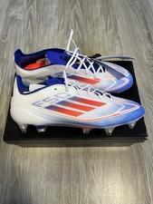 Adidas F50 Elite Soft Ground Football Boots - UK6.5 - White/Red/Blue