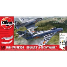 Airfix A50185 Mig 17F Fresco Douglas A-4B Skyhawk Dogfight Double 1:72 Model Kit