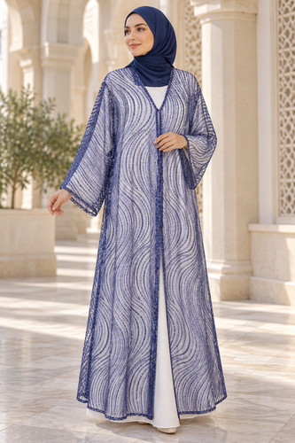 Womens piece abaya - 3,