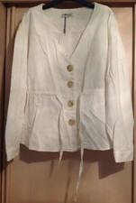 Zara Cream Corduroy Peplum