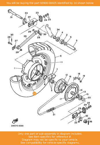 Yamaha valve rim - valve,, (pvr59a)