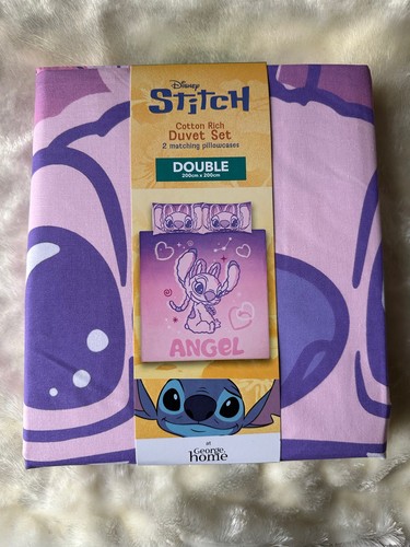 Disney stitch double duvet set - disney,