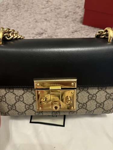 Gucci padlock shoulder bag - gg,
