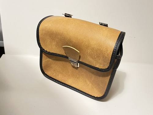 Vintage faux leather tool bag - tool,