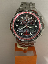 Citizen Men’s Eco-Drive A-T Red Arrows Skyhawk Titanium Bracelet WatchJY0110-55E