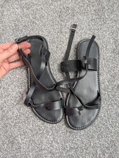 Black Strappy Gladiator