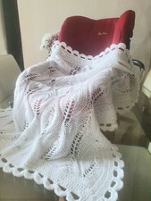 Hand Knitted Baby Shawl
