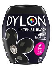 Dylon Washing Machine Fabric Dye Pod Intense Black 350g Powder Fabric Color Wash