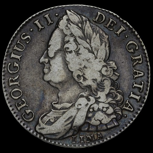 1745 george early milled - 1745,