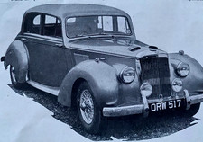 ALVIS 3-litre TC21 & TC21/100 - 1954 TheAutocar/TheMotor Road Tests + Advert