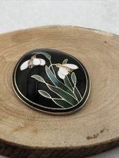 Vintage Fish Snowdrop Brooch