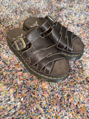Marten brown sandals uk - dr,