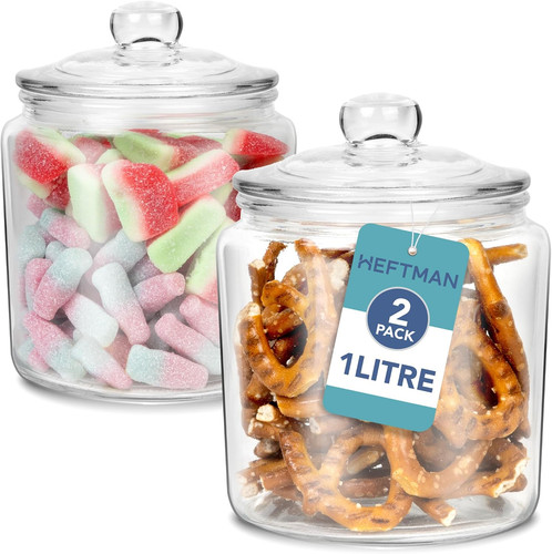 Glass jar with lid x - with, 1