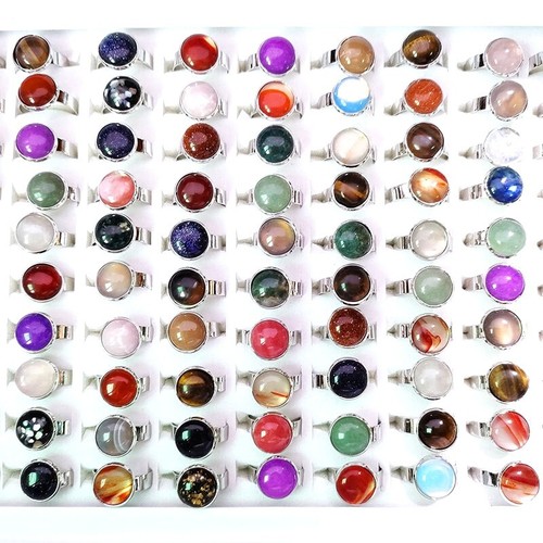 30pcs rings for women round - rings,